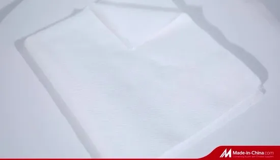Fabricante Proveedor de telas no tejidas 100% poliéster no tejido Spunlace Materiales en rollo para toallitas húmedas
