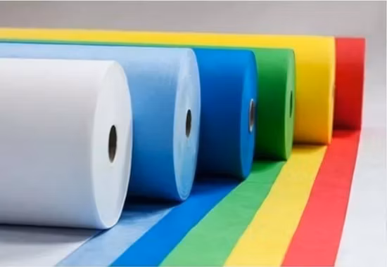 Tela no tejida 100% polipropileno PP con tecnología Spunbond y Melt Blown