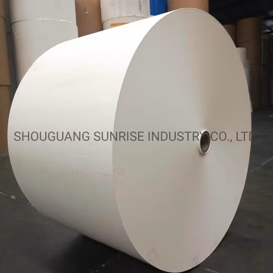 Fabricación China de papel estucado laminado PE para vasos desechables